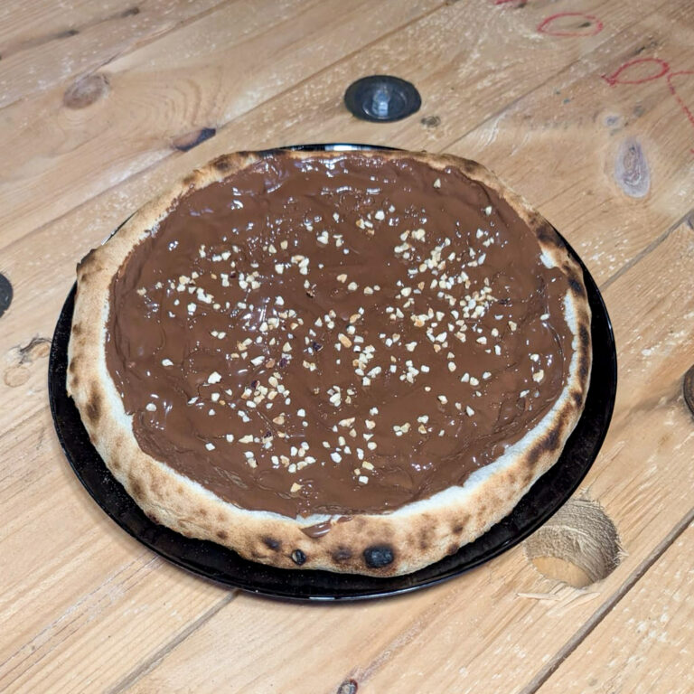 Pizza alla nutella